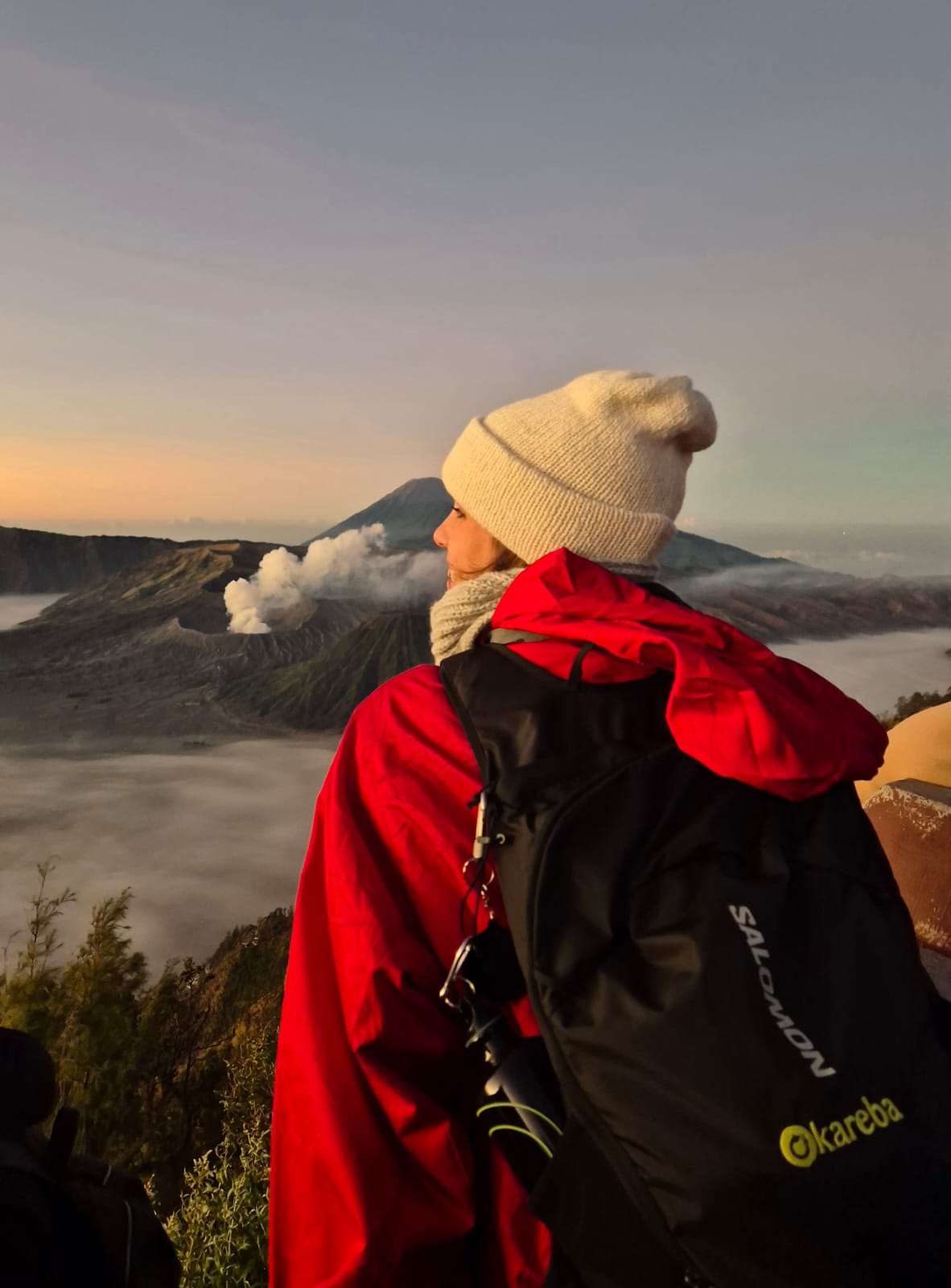 Amaneceres frente a volcanes activos.