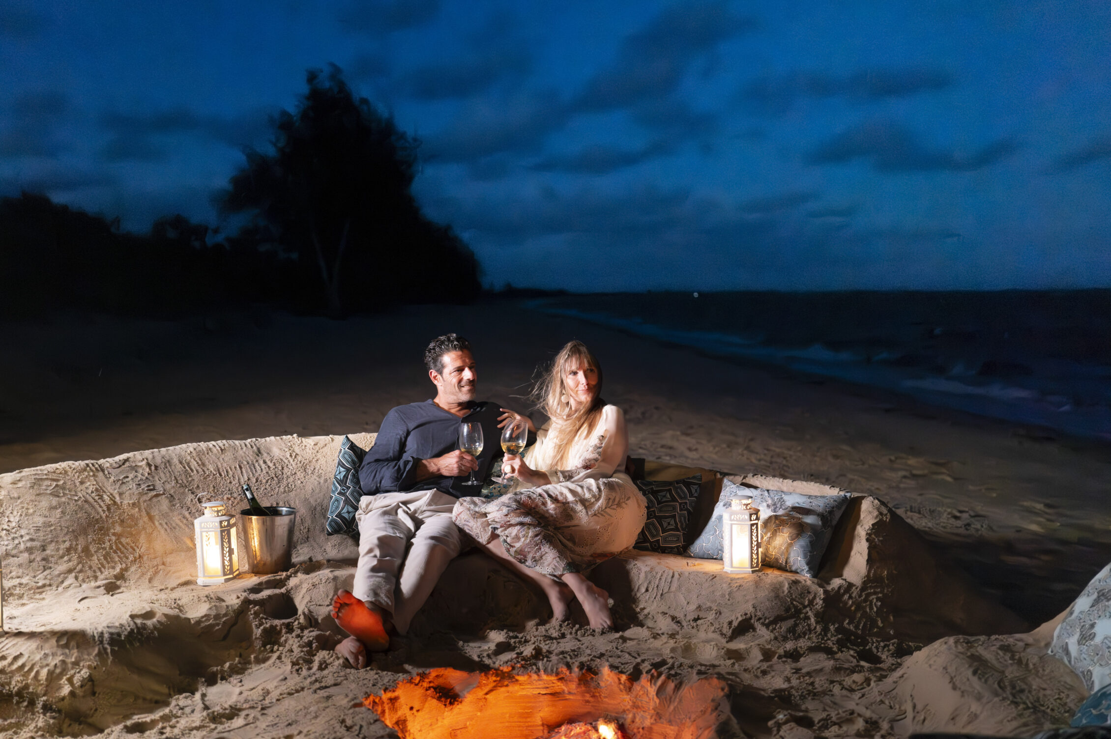 Cena en la naturaleza, Tanzania