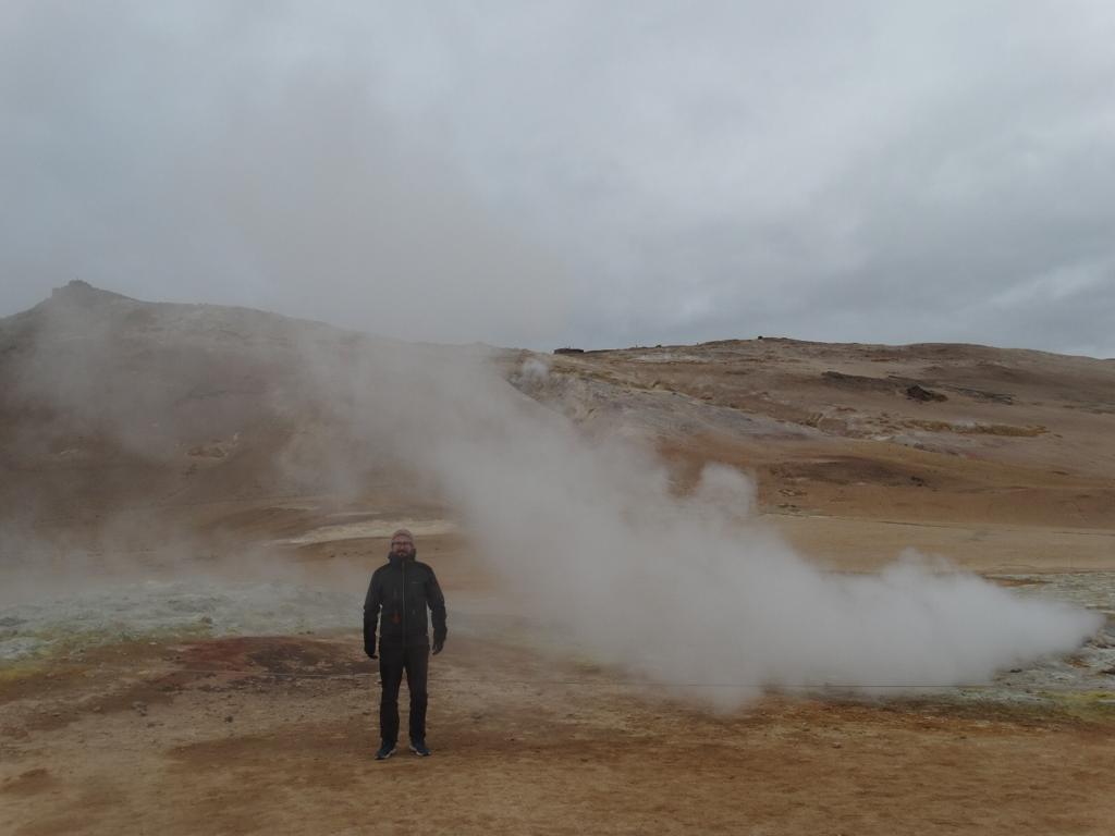 Zona geotermal en Islandia